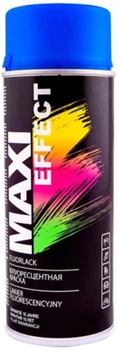 Эмаль аэрозольная флуоресцентная MAXI COLOR 400 мл Синяя (MX0018)