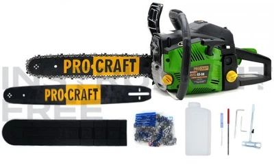 Бензопила ProCraft GS-50/2 (2 шины и 2 цепи, 40 и 45 см)