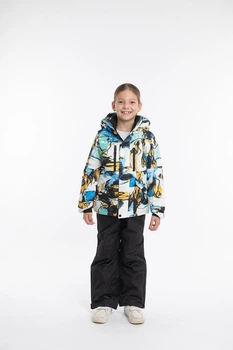 Куртка лыжная девушкам Just Play Jacket с синим (B4353-blue) 146
