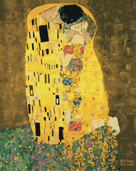 Malowanie numeryczne Brushme The Kiss autorstwa Gustava Klimta 40 x 50 (BS21783)