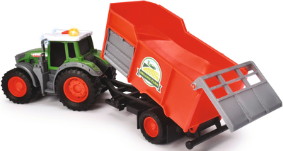 Traktor Dickie Toys Fendt z przyczepką 26 cm (3734001)