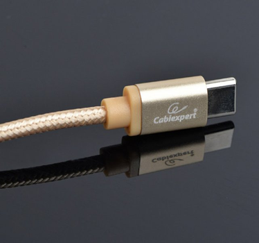Kabel Cablexpert USB - USB Type-C 1.8 m Złoty (CCB-mUSB2B-AMCM-6-G)