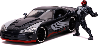 Машина металева Jada Марвел Людини-Павук Dodge Viper SRT10 (2008) + фігурка Венома 1:24 (253225015)