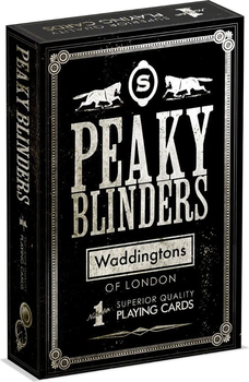 Karty do gry Zwycięskie ruchy PEAKY BLINDERS Waddingtons No.1 Peaky daszki (5036905044998)