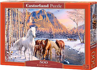 Puzzle Castorland Zimowe rekolekcje 500 elementów (5904438053704)