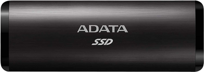 SSD диск ADATA SE760 512GB USB 3.2 Type-C 3D NAND TLC Black (ASE760-512GU32G2-CBK) External