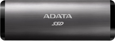 SSD диск ADATA SE760 512GB USB 3.2 Type-C 3D NAND TLC Titanium Gray (ASE760-512GU32G2-CTI) External