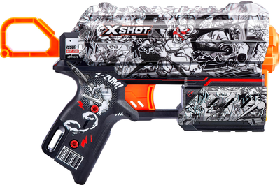 Szybkostrzelny miotacz Zuru X-SHOT Skins Flux Illustrate 8 naboi (193052040633)