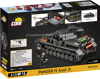 Konstruktor Cobi Company of Heroes 3 Tank Panzer IV 610 części (5902251030452)