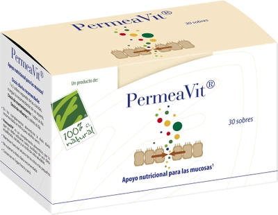 Suplement diety 100% Natural Permeavit 30 saszetek (8437019352141)