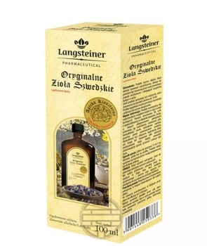 Фитобальзам "Оригинальные шведские травы" Langsteiner, 100 мл (344706)