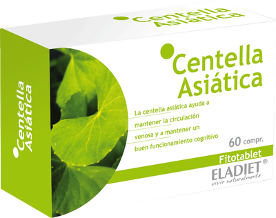 Дієтична добавка Eladiet Centella Asiatica Fitotablet 60 таблеток (8420101040774)