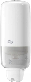 Дозатор TORK для жидкого мыла и мыла спрея 1 л белый 560000