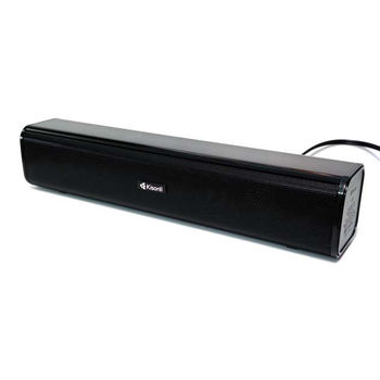 Комп‘ютерна колонка Kisonli i-600 USB + 3.5mm 2x3W 20Hz- 20KHz для ПК або ноутбука Колонка-Саундбар Чорний
