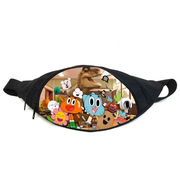 Поясная сумка бананка Удивительный мир Гамбола (GB-G 07) Gear Bag черная