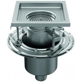 Двокорпусний mini трап Wm200с (вертикальним/горизонтальним) випуском DN110 ATT Inox Drain ATT Inox Drain