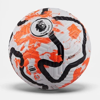 Мяч футбольный Nike Flight Premier League OMB FB2979-100 №5 Бело-оранжевый