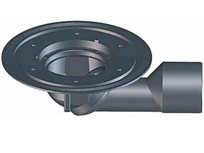 Корпус к трапу для балконов и террас DN50/75 шаровой шарнир Hutterer & Lechner HL80K