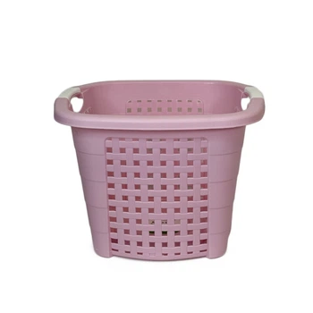 Корзина для белья RATTAN квадратная, розовый SNMZ