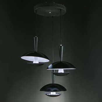 Люстра-підвіс Flora на 3 лампи LED 10W Чорний (ZW011/3 (black)