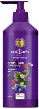 Гель для душу Dallas з дозатором Ягідний Мікс 1000 мл (4262396142061)