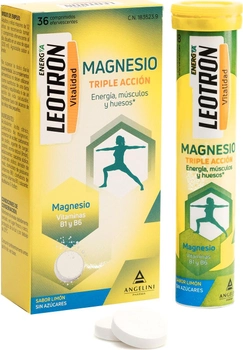 Харчова добавка Leotron Magnesium Effervescent 36 таблеток (8430992122800)