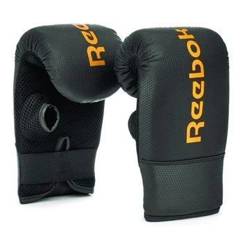 Снарядные перчатки Reebok Boxing Mitts 8 унц черный-оранжевый (32448)