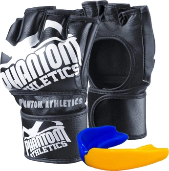 Перчатки для ММА Phantom Blackout S/M Black (PHMMAG1648-SM)