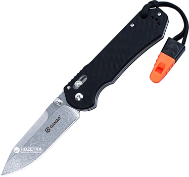 Туристический нож Ganzo G7452-WS Black (G7452-BK-WS)