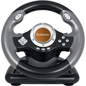 Руль игровой Defender Challenge Mini LE USB 10 кнопок