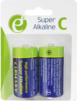 Baterie alkaliczne EnerGenie LR14 / typ C 2 szt. (EG-BA-LR14-01)