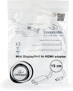 Adapter-konwerter Cablexpert A-mDPM-HDMIF-02-W