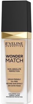 Тональна основа для обличчя Eveline Cosmetics Wonder Match 20 Medium Beige розкішна підлаштовувальна 30 ml (5903416017769)