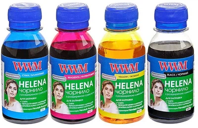 Набор чернил WWM Helena для HP 4x100 мл B/C/M/Y (HELENA.SET-2)