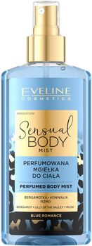 Mgiełka do ciała Eveline Cosmetics Sensual Body Mist Blue Romance perfumowana 150 ml (5903416058311)