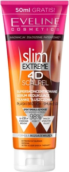 Serum do ciała Eveline Cosmetics Slim Extreme 4D Scalpel superskoncentrowane redukujące tkankę tłuszczową 250 ml (5901761967708)
