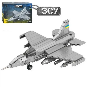 Конструктор ЗСУ самолет, 330 деталей (KB 1123)