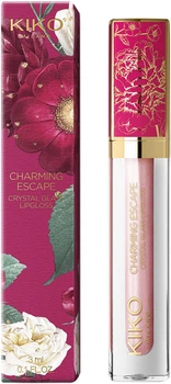 Блеск для губ Kiko Milano Charming Escape Crystal Glass Lipgloss 01 Flashinating Nude Розовый 3 мл (8025272978934)