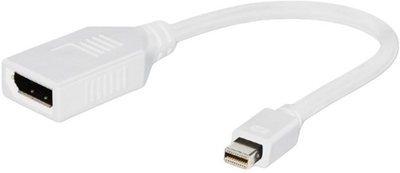 Kabel Cablexpert mini DisplayPort (M) do DisplayPort (F) (A-mDPM-DPF-001-W)