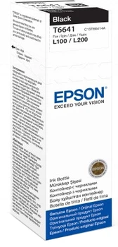 Контейнер з чорнилом Epson T6641 для L100/L200/L300/L120/L3050/L3070/L366 Black (C13T66414A)