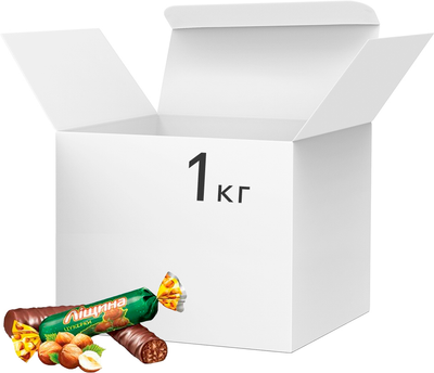Цукерки глазуровані Roshen Ліщина 1 кг (4823077608933)