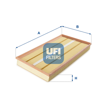 Повітряний фільтр для автомобіля UFI 30.257.00