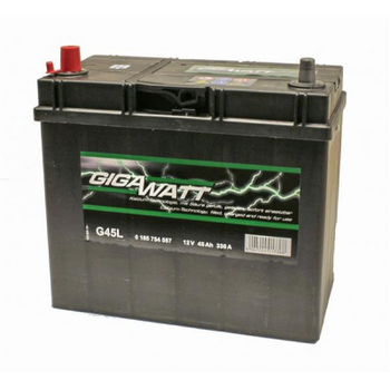 Аккумулятор автомобильный GigaWatt 45А (0185754557)