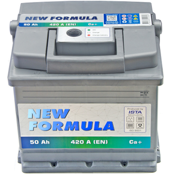 Аккумулятор автомобильный NEW FORMULA 50Ah (+/-) 420EN (5502202210)