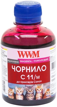 Чернила WWM C11 Canon CL-511С/CL-513С/CLI-521M 200 мл Magenta (C11/M)