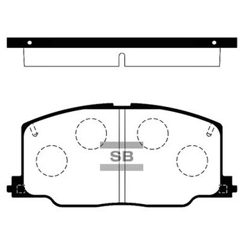 Гальмівні колодки HI-Q SP1436