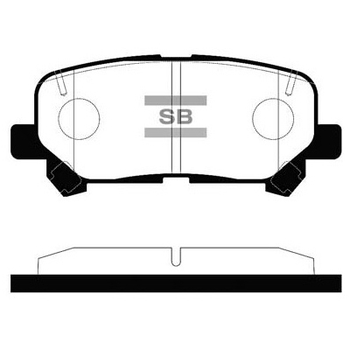 Тормозные колодки HI-Q SP1461A