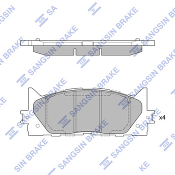 Гальмівні колодки HI-Q SP2080