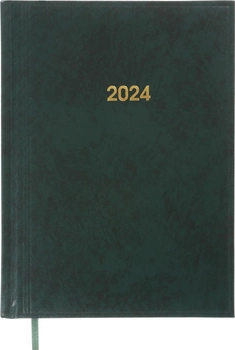 Ежедневник датированный 2024 Buromax Base Зеленый 336 листов (BM.2108-04)