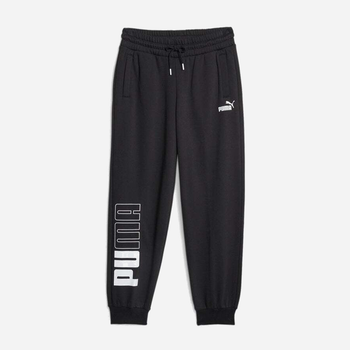 Spodnie dresowe damskie Puma Power Colorblock Sweatpants Fl 67602501 M Czarne (4099683646595)